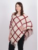 Plaid Patterned Fashion Poncho